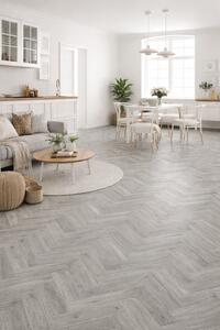 Linoleum Model Mayfair 109M, Latime 200 cm, Gri 200 x 400