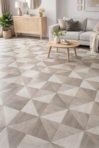 Linoleum Model Parchet KEMPSTON 090L, Latime 200 cm, Crem 200 x 400