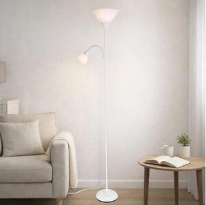 Brilagi - Lampadar ARIANA 1xE27/100W/230V + 1xE14/25W alb