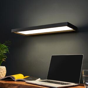 Arcchio Rick aplică LED birou, negru, alb neutru, reglabil, Negru, Studiu / Birou, Plastic, Modern