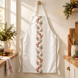 Sort de bucatarie Craciun cu crengute decorative 65x80cm, Tisa