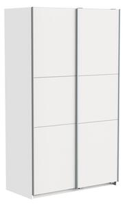 Dulap cu usi glisante, Kawen, Alb, 116.5x60x203 cm