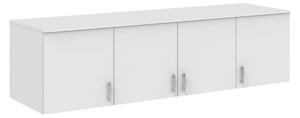 Dulap Suspendat, Royal, Alb, 200x58x53 cm