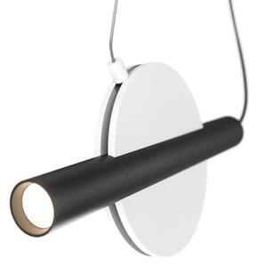 Maytoni Enigma lampă suspendată LED, reglabilă, alb, Alb, dormitor, Metal, Modern