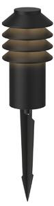 Louis Poulsen Bysted 25 cm 2.700 K Țepușă pentru pământ negru, Negru, Aluminiu, Design