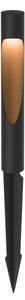 Louis Poulsen Lampă cu soclu Flindt 830 negru Conector vârf ascuțit, Negru, Aluminiu, Design, Spot de exterior / vârf de pământ