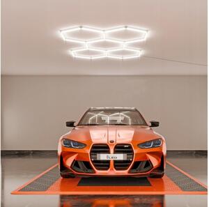 LED Stm plafonieră HEXAGON LED/192W/85-265V 5000K CRI 90 IP54 albă