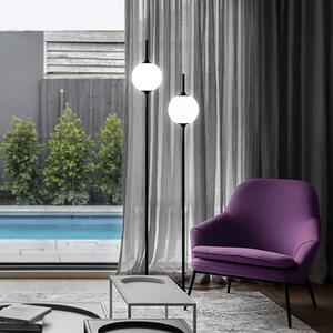 Maytoni The Sixth Sense LED floor lamp, 2 lumini, Negru, Camera de zi / sufragerie, Metal, Modern