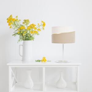 Maco Design Lampa de masă Susan, alb/bej/auriu, Alb, Camera de zi / sufragerie, Metal