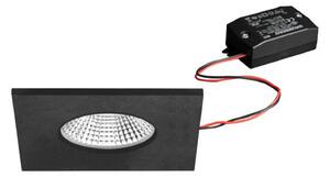 BRUMBERG LED spot de încastrat BB21, negru 85 x mm on/off IP65, Negru, Baie, Aluminiu, Luminile încastrate unghiulare