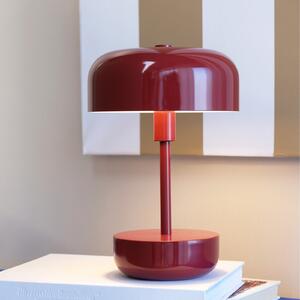 Dyberg Larsen Haipot lampă masă IP44 acumulat roșu, reglabil, Roșu, Camera de zi / sufragerie, Metal, Modern