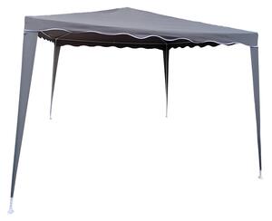 Pavilion de gradina, Gazebo, Gri inchis, 300x300x250 cm