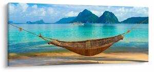 Tablou - Hamac pe plajă 3 (120x50 cm)