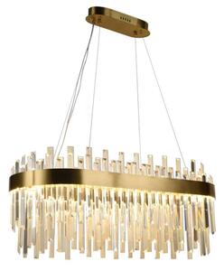 Lustră LED dimabilă pe cablu LED/100W/230V 3000-6500K auriu + telecomandă