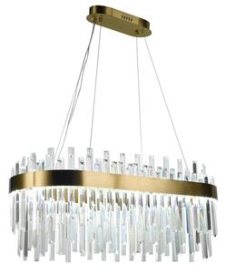 Lustră LED dimabilă pe cablu LED/100W/230V 3000-6500K auriu + telecomandă