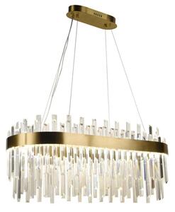 Lustră LED dimabilă pe cablu LED/100W/230V 3000-6500K auriu + telecomandă