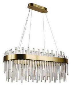 Lustră LED dimabilă pe cablu LED/100W/230V 3000-6500K auriu + telecomandă