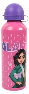 Sticla metalica pentru copii GLAM 500 ml roz