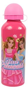 Sticla metalica pentru copii TRUE PRINCESS 500 ml roz