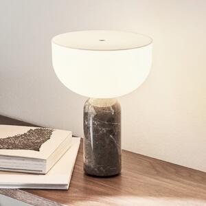 New Works Kizu lampă de masă reîncărcabilă Gris du Marais, reglabil, Gri, Camera de zi / sufragerie, Marmură, Design