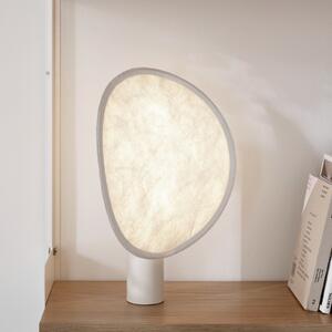 New Works Lampa de birou cu baterie LED Tense, albă, 43 cm, reglabil, Alb, Camera de zi / sufragerie, Aluminiu, Design