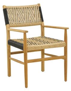 Scaun de gradina, Fermilo, Natural, 55x67x86 cm