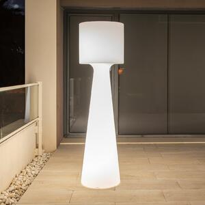 Newgarden Grace LED lampadar de podea IP65 alb, 140 cm, Alb, Plastic, Modern