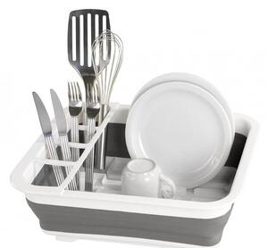 Uscator pliabil pentru vase si tacamuri, 38 x 29.3 x 4.7 cm