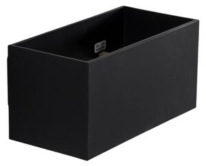 Euluna Elestren Aplică de perete, unghiulară, negru, reglabil, Negru, Camera de zi / sufragerie, Metal, Priză de perete sus / jos