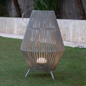 Newgarden Conta LED lampă de masă reîncărcabilă taupe 72cm, reglabil, Gri, Plastic, Modern, Tripod