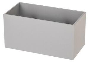 Euluna Elestren Aplică de perete, unghiulară, gri, reglabil, Gri, Camera de zi / sufragerie, Metal, Priză de perete sus / jos