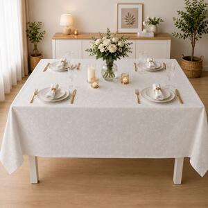 Fata de masa teflonata 120x160 cm, Crem floral F15