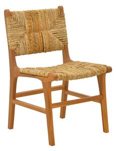 Scaun de gradina, Refane, Natural, 50x58x85 cm