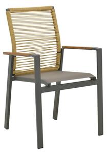 Scaun gradina, Aegean, Antracit, 57x64x87 cm