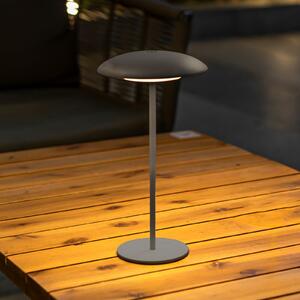 Newgarden Sardinia LED lampă reîncărcabilă IP44 antracit 30, reglabil, Negru, Metal, Modern
