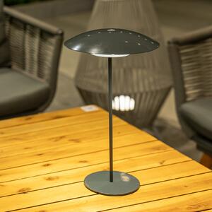 Newgarden Sardinia LED lampă reîncărcabilă IP44 antracit 40, reglabil, Negru, Metal, Modern