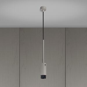 Buster + Punch Exhaust Pendant Cross gri/negru, reglabil, Gri, Camera de zi / sufragerie, Aluminiu, Design