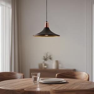 Avonni Lampă suspendată AV-4106-M28-BSY, negru, reglabil, Negru, Camera de zi / sufragerie, Metal