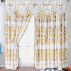 Set draperii Jacquard, 300 x 250, Crem