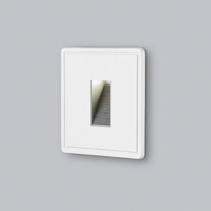 Helestra Les LED lampă de perete încastrată IP65 alb 4W, Alb, Hol, Aluminiu, Modern, Perete încastrat