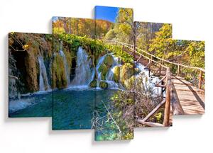 Tablou - Intrare in cascade (150x105 cm)