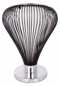 Lampa decorativa din metal Exota neagra, un bec