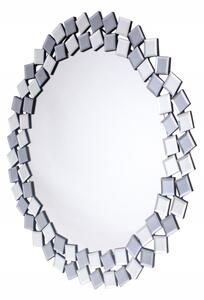 Oglinda rotunda Mosaic Argintiu / Gri