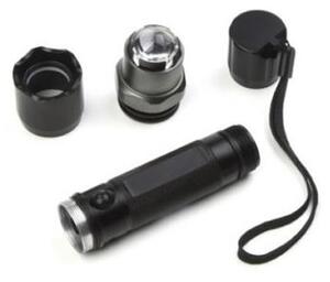 Lanterna profesionala Cree Led din aluminiu cu spot reglabil si acumulator
