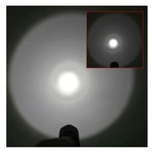 Lanterna profesionala Cree Led din aluminiu cu spot reglabil si acumulator