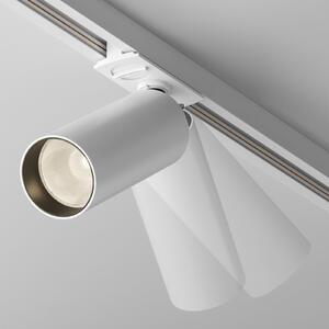 Maytoni Focus LED spotlight, sistem Unity, Triac, 930, alb, reglabil, Alb, Studiu / Birou, Aluminiu, Modern, Sistem de șine
