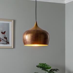 Opviq Berceste 211-S lampă suspendată Ø30cm aur, reglabil, Auriu / Alamă, Camera de zi / sufragerie, Metal