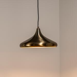 Opviq Berceste 208-S lampă suspendată Ø35cm aur, reglabil, Auriu / Alamă, Camera de zi / sufragerie, Metal