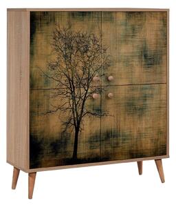 Dulap Multifunctional Multilüx, Stejar Sonoma, 111x36x95 cm