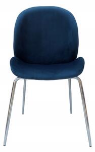 Set 2 scaune tapitate Charlize albastre